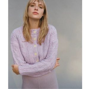 UO Cameron Cable Knit Cardigan